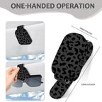 2 Pack Sunglass Holder for Car Visor, Universal Magnetic Car Sunglass Holder for Different Size Eyeglasses, Car Visor Accessories (Leopard-Black) - Image 6