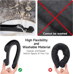 Givifive Car Seat Gap Filler Organizer Soft Foam 3IN1 Storage Slot & Hook | 2 Pack Seat Side Gap Filler Plug Universal Fit Interior Accessory for Car SUV Truck Seat & Console Gap Blocker (Narrow Black) - Image 8