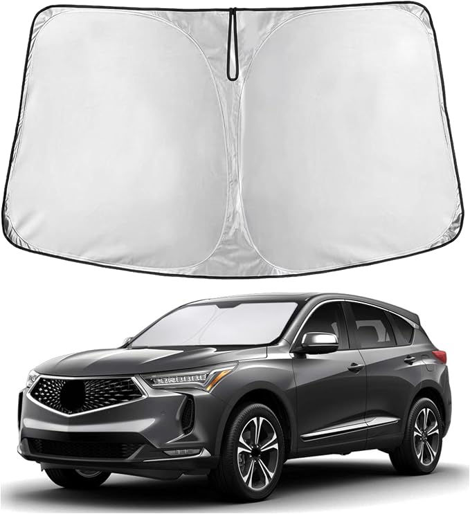 EcoNour Windshield Sunshade Compatible for Acura RDX 2019-2024 2025 2026 | Sun Visor for Front Windshield & Window Sun Shade Cover, UV Heat Blocker & Protector, Car Accessories by EcoNour