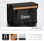 Zeee Lipo Battery Bag Fireproof Explosionproof Safe Bag Extra Large Capacity Lipo Battery Storage Guard Safe Pouch for Charge & Storage(14.17 * 7.87 * 9.84in) - Large Size - Image 3
