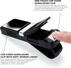Dsycar 2 Pack Sunglasses Holder for Car, Double Holder Visor Sunglass Clip | One-Handed-Operation Easy Access Storage for Driving,Universal Fits Anti-Scratch Car Sun Visor Accessories - Image 9