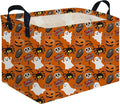 Halloween Ghost thriller basket,Empty Halloween basket,Horror and thriller decor,Trick or Treat Box for Boys and Girls,Horror decor(Spider ghost) by FXOCSHE