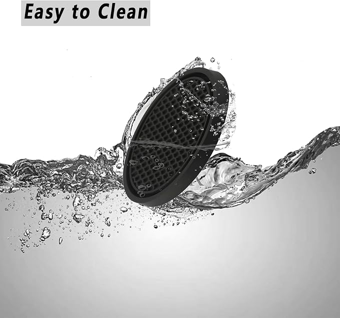 ZSDY Car Cup Coaster, 4PCS Universal Auto Non-Slip Cup Holder Embedded in Ornaments Coaster, Car Interior Accessories Sets, Black - Image 3