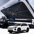 REEVAA Windshield Sun Shade Umbrella for Toyota RAV4 2019-2026, Z2 | Stay Cool in Summer, 6-Layer Heat Defense Blocks Sun & Heat, Precision Fit for Toyota RAV4, Durable 20-Rib Frame by REEVAA