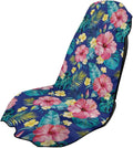 SEANATIVE Pink Hibiscus Car Cushion Towels Auto Seat Protectors - Absorber Towel for Car Wash Car Seat Covers, Post-Workout & Dog Owners (33.1" x 60.67") by SEANATIVE