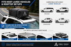 Voyager 15 Waterproof Rooftop Cargo Carrier Bag, 15 Cubic Feet Vehicle Roof Storage with Straps & Door Hooks, Weatherproof Car Top Carrier for SUVs, Vans, RVs & Trucks, 42" x 34" x 18" - Image 2