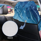 Sea Turtle Print Towels for Car Seats After Gym Hibiscus Jellyfish Print Car Seat Towel Covers Front Seats Universal Front Seat Covers for SUV Sedan Truck - Image 4