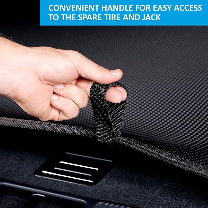 CLIM ART Cargo Liner for Atlas 2018-2026 Custom Fit Trunk Mat, with Honeycomb Dirtproof & Waterproof Technology - All-Climate, Heavy Duty, Anti-Slip Cargo Liner, Luggage - FL01118063 - Image 5