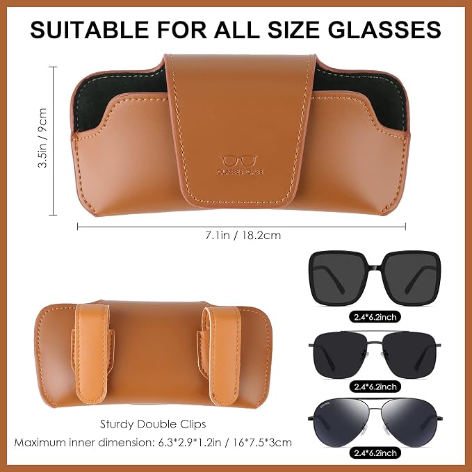 Sunglass Holder for Car Visor Glasses Case Non-Slip Clip Universal for Sunglasses Eyeglasses Car Interior Accessory - Image 6