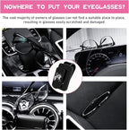 Ohleats Sunglasses Holder for Car Sun Visor, Statue of Liberty Metal Auto Eyeglass Hanger Clip, Multi-Function Ticket Card Clip Eyeglasses Mount, Car Accessories for Men Women (Black) - Image 6