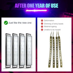 Car LED Lights Interior,RGB Interior Car Lights with App Control&Music Sync | DIY and Music Mode Smart USB Under Dash LED Lights,Ambient Lighting Car for Jeeps Trucks SUVs Men Women,DC 5V - Image 4