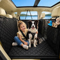 Dog Car Seat Cover, 600D Heavy Dute Car Seat Cover for Dogs Pets,100% Waterproof Anti-Scratch Nonslip Dog Hammock for Cars, Seat Covers Protector with SeatBelt for Sedan SUV Truck XLPRO Hard Black by Victoper