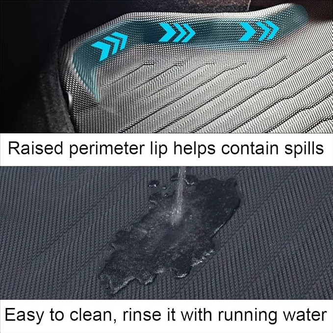 BestEvMod for Ioniq5 All Weather Trunk Mat, 3D Cargo Liner Rear Trunk Floor Mat XPE Material Compatible with Hyundai Ioniq 5 2022 2023 2024 Accessories NOT Fit 2025+ - Image 3