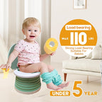 SunnySmile,Travel Potty,Car Potty for Toddler,Portable Toilet for Kids | Portable Toilet for Kids with 45 Liners,for Toddler Travel, Camping, Foldable, Indoor/Outdoor Use - Image 5