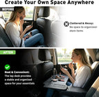 Tesla Model 3 Model Y Car Desk, Triple Foldable Laptop Table Food Tray, Portable Full Size Car Table with Cup Holder, Multipurpose Tray for Eating Working Travel Camping Accessories - Image 8