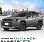GIANT PANDA Rav4 Seat Covers Custom Fit for Toyota Rav4,Installation-Friendly,Faux Leather,2019-2026 2020 2021 2022 2023 2024 2025,Full Set - Image 4