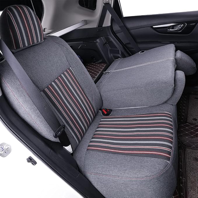 coverdream Custom Fit Corolla Hybrid Car Seat Covers for 2020-2024 Toyota Corolla Sedan Hybrid LE,2023-2024 XLE,Full Coverage Polyester Seat Protector(Full Set) - Image 6