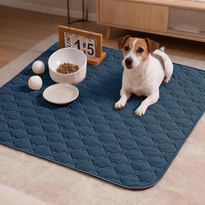 gogobunny Waterproof Armchair Covers for Pets, Anti Hair and Easy Care | Reversible Couch Protector, Resistant to Scratching, Small Size Suits Puppy and Cat Better, 30x30 Inch Dark Blue - Image 6