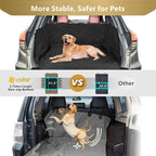 F-color SUV Cargo Liner for Dogs - Trunk Cover with Bumper Flap Protector | Waterproof Pet Cargo Cover with Side Flaps, Dog Car Seat Cover with Non-Slip Trunk Mat, Prevents Scratches Pet Hair Mud Dirt - Image 7