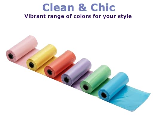 Ginsco 0.8 Gallons Disposable Trash Bags for Mini Car Trash Can, Portable Small Car Garbage Bags, Cars Accessories, Mini Trash Bags, Plastic Trash Bag for Cars/Home/Office (12 Rolls/180 Counts) Purple - Image 4