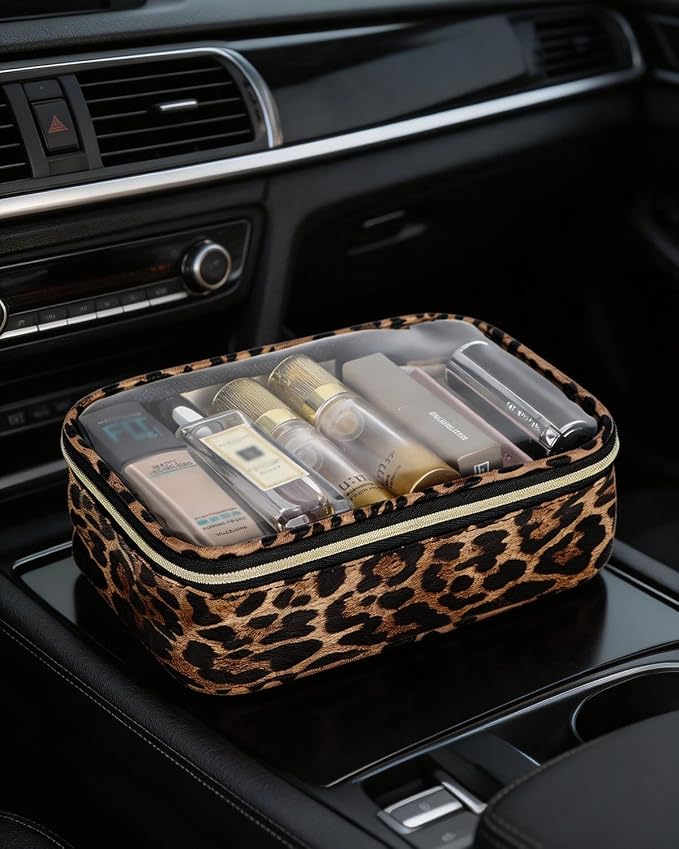3 Pack Clear Makeup Bags for Women, TSA Approved Toiletry Bag Set for Travel Size Toiletries Carry on Travel Organizer Bags Waterproof Cosmetic Case Zipper Pouch Set Car Accessories Essentials - Image 6