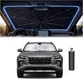 Car Windshield Sun Shade Umbrella for Hyundai Tucson 2016-2021 | 2026 Upgraded,Custom-Fit Umbrella Sunshade,Easy Install,UV Protection & Heat Reflective,Keep Interior Cooler with Storage Bag by Unknown