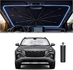 Car Windshield Sun Shade Umbrella for Hyundai Tucson 2016-2021 | 2026 Upgraded,Custom-Fit Umbrella Sunshade,Easy Install,UV Protection & Heat Reflective,Keep Interior Cooler with Storage Bag by Unknown