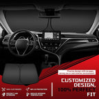 Windshield Sun Shade for 2025 2026 Toyota Camry Foldable Sun Sunshade for Car Front Window Blocks UV Rays and Heat Automotive Interior Protector Custom Fit Accessories | Foldable Sun Sunshade for Car Front Window Blocks UV Rays and Heat Automotive Inte... - Image 2