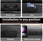 Sunglass Holder for Car, Multi-Functional Stick-On Glasses Storage Box, Seat Gap Organizer with Small Item Storage, Universal Fit for All Vehicles (Black Leather) - Image 5