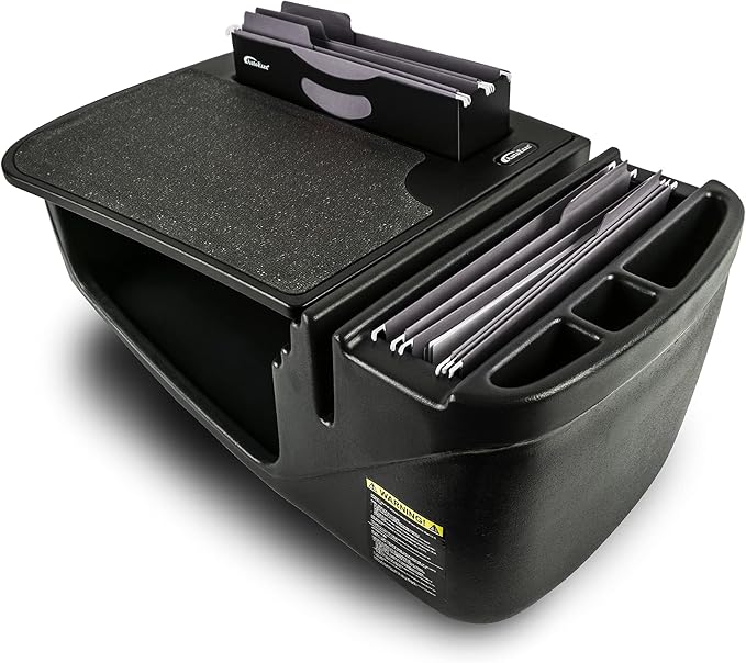 AutoExec Efficiency FileMaster Car Desk for Your Vehicle Workstation and Mobile Office, Black by AutoExec