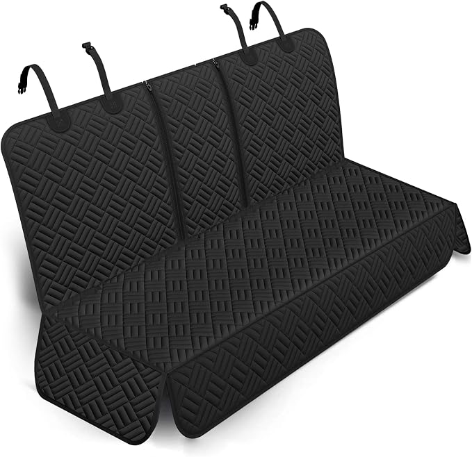 Dog Car Seat Cover for Back Seat, Waterproof 600D Oxford Protector | Non Slip Scratch Resistant Bench Cover, Easy to Clean, Fits Cars/SUVs/Trucks, 54 Inch, for Travel and Daily Use by Unknown