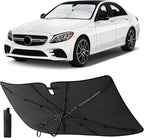 EcoNour Foldable Windshield Sun Shade & Window Tint Fit for 2015-2019 2020 2021 Mercedes Benz C Class Sunshade, Front Car Window Shades Sun Visor, UV Protection, Heat Blocker, Car Accessories by EcoNour