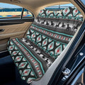 American Western Tribal Aztec Horse Print Waterproof Backseat Cover for Car Trucks Van SUV Jeep, Universal Fit Non-Slip Rear Bench Towel Seat Covers for All Seasons by LACIYISON