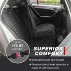 Car Towel Seat Cover, Waterproof Non-Slip Back Seat Protector for Post Gym Workout Beach Hiking, Sweatproof Washable Bucket Seat Protective Cover for Car SUV Truck Sedan (Pink) - Image 4