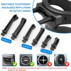 QIIYCCE Cup Holder for Car, Cup Holder Expander for Car Air Vents, Car Ashtray Holder, Suitable for Cars and Trucks with Horizontal Blade Vents (1PCS) - Image 5