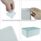 Diaper Wipes Dispenser, Tissue Storage Box Case (Green) | Wet Wipe Dispenser Holder with Lid for Home, Office, Cars - Image 6