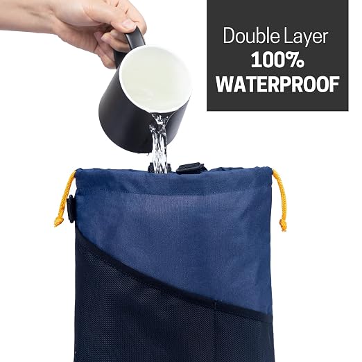 GNEGNI 2PCS Hanging Car Garbage Can - Waterproof Leakproof Trash Bag | Car Trash Can with Durable Leakproof Lining, Keeps Vehicle Clean and Neat - Image 3