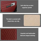 Stacool Upgraded Car Center Console Cover,Microfiber Leather Car Armrest Cover Cushion with 2 Storage Bags,Universal Car Armrest Storage Box (Red) - Image 3
