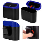 Ginsco Mini Car Trash Can with Lid, Small Car Garbage Can, Cute Leakproof ABS Car Trash Bin, Car Accessories for Interior, Garbage Bin for Car, Home, Office with 60pcs Trash Bags - Image 4