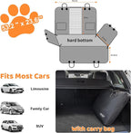 URPOWER Back Seat Extender for Dogs, Large Hard Bottom Dog Car Seat Cover | Supports 550 lbs, Stable 3-Panel Hard Bottom, Added High-Density Foam for Comfort, Waterproof 900D Oxford, 45% More Space - Image 7