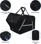 Infant Car Seat Travel Bag for Airplane Compatible with All Nuna Pipa Car Seat and Base,Chicco KeyFit 30 and Base, Padded Car Seat Bags for Air Travel,Car Seat Gate Check Bag with Side Pocket, Black - Image 2