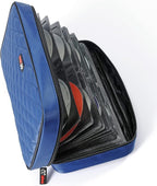 CCidea 96 Capacity CD/DVD Case Holder Portable Wallet Disc Storage Binder for Car, Home, Travel (96-Blue) Specials - Image 2