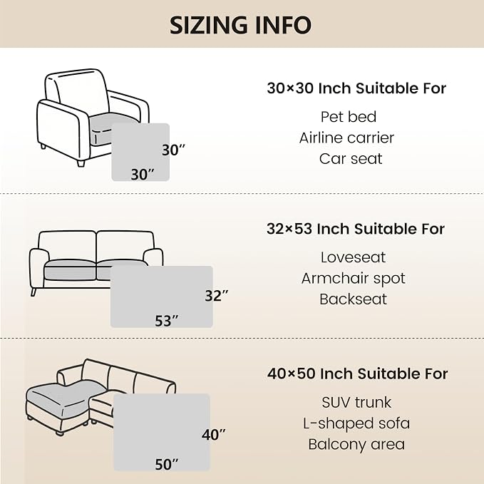 gogobunny Waterproof Blanket for Dogs，Couch Covers for Sectional Sofa | Anti Slip, Hair Resistant, Potty Training Couch Protector, Furniture Covers for Pets, 40x50 Inch Dark Stone - Image 2