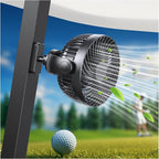 Magnetic Golf Cart Fan Rechargeable,10000mAH Battery Operated Portable Fan with 3 Speeds,30H Working Time,LED Lantern,360° Rotatable Head, Fits EZGO/Club Car/Golf Cart by NiuWasmile