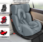 XHYANG Car Seat Protector,Auto Car Seat Protectors Baby Carseat Waterproof Durable 600D Fabric for Child Baby Car Seat Mat Vehicle Pet Cover 2 Storage Pockets (1 Pack) - Image 3
