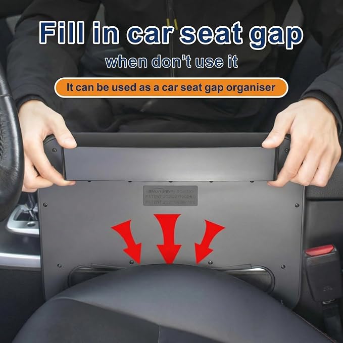 Steering Wheel Tray Car Desk Laptop Food Vehicle Travel | steering wheel car tray desk, multipurpose laptop and food table, fits most steering wheels, portable vehicle accessory - Image 5