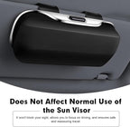 Car Visor Sunglass Holder, Multifunctional Sunglass Holder for Car with Clips, Universal Sun Visor Storage Accessories, for Most Car, SUVs, Trucks (Black) - Image 7