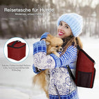 BAGLHER丨Dog Travel Bag, Airline Approved Pet Supplies Backpack, Dog Travel Backpack with 2 Silicone Collapsible Bowls and 2 Food Baskets - Image 7