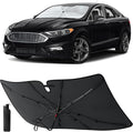 EcoNour Windshield Sunshade & Window Tint for Ford Fusion 2013 2014 2015 2016 2017 2019 2020 2021 | Front Windshield Sun Shade UV Heat Blocker | Foldable Car Sun Visor Interior Accessories by EcoNour