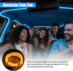 Car LED Strip Lights, 9.84FT 5V Waterproof Flexible Vehicle Ambient Lighting Kits with USB Port, Automotive Lamp Strips Decorations, Universal for SUV Automobile Truck (Yellow) - Image 5